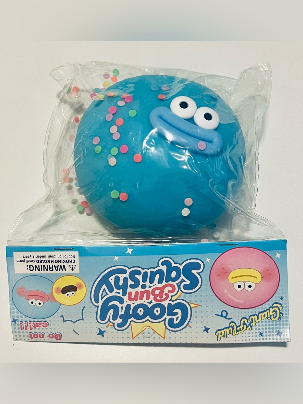 Giant Goofy Squishy Bun - Blue